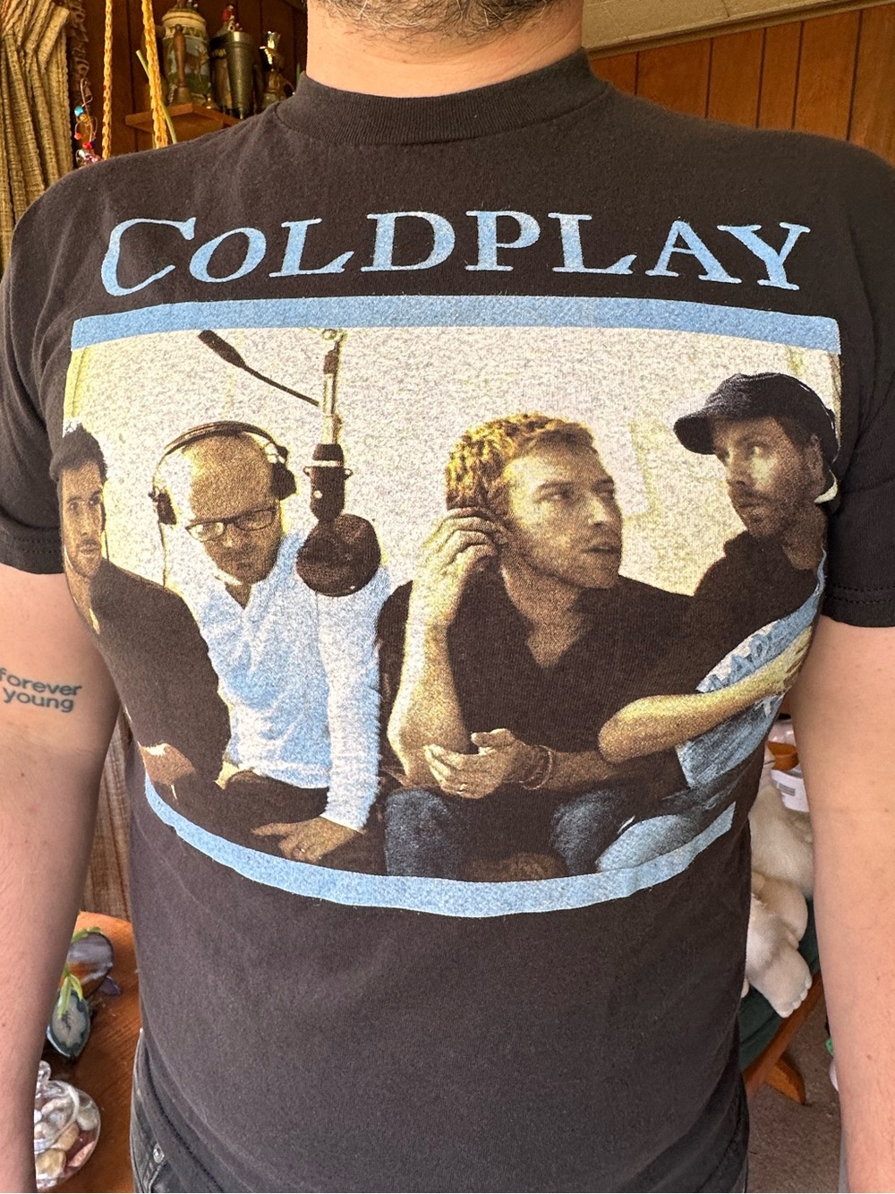 Vintage 2000s Coldplay Photo Tour Dates Band Tee - Picture 11 of 12